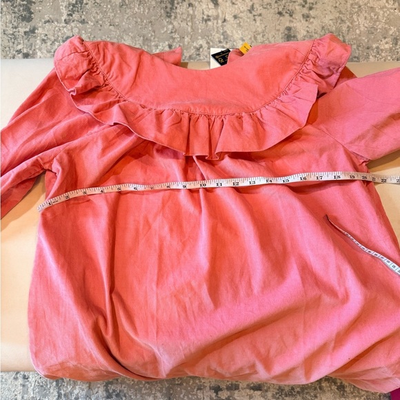 NWT Ralph Lauren Ruffled Cotton Corduroy Dress - Picture 4 of 11